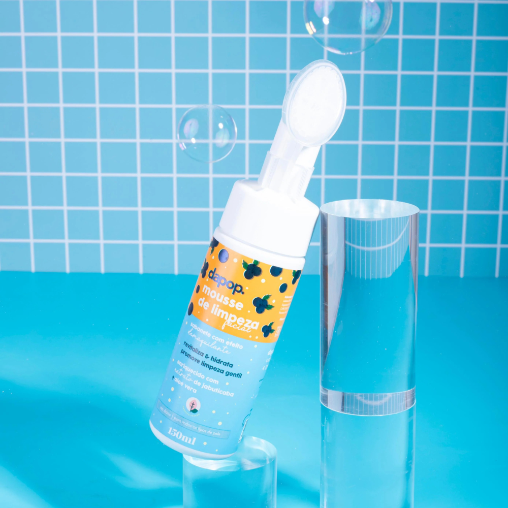 Mousse de Limpeza Facial Jabuticaba E Aloe Vera Dapop 150ml