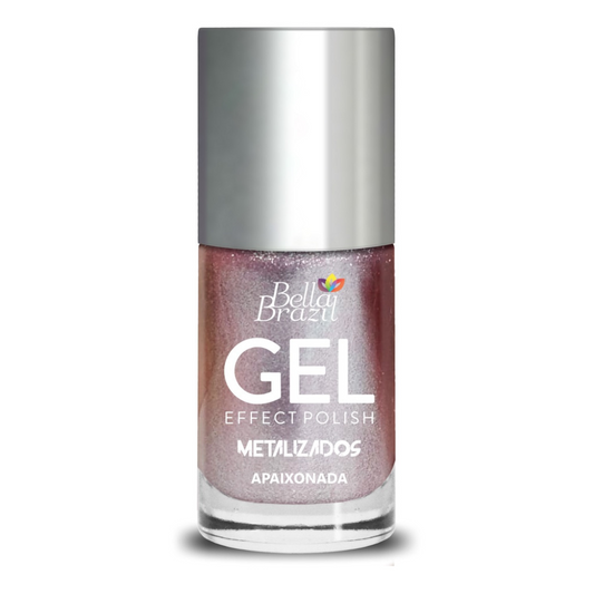 Esmalte Bella Brazil Efeito Gel Metalizado 217 Apaixonada