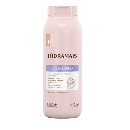 Loção Desodorante Corporal Algodão E Ômega Hidramais 500ml