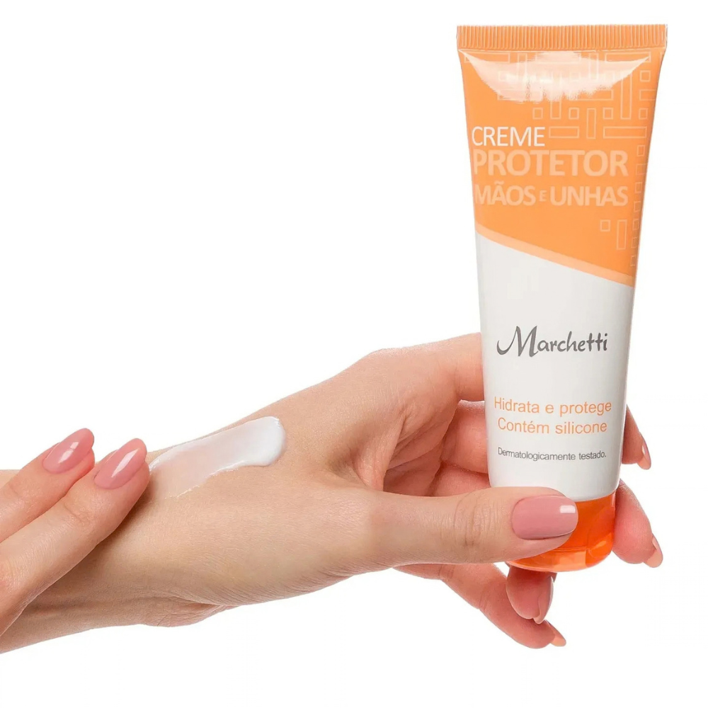 Creme  Protetor De Mãos E Unhas Marchetti 80g