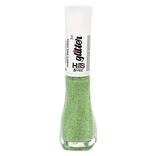 Esmalte Hits Glitter Diamante Verde Aurora 8ml