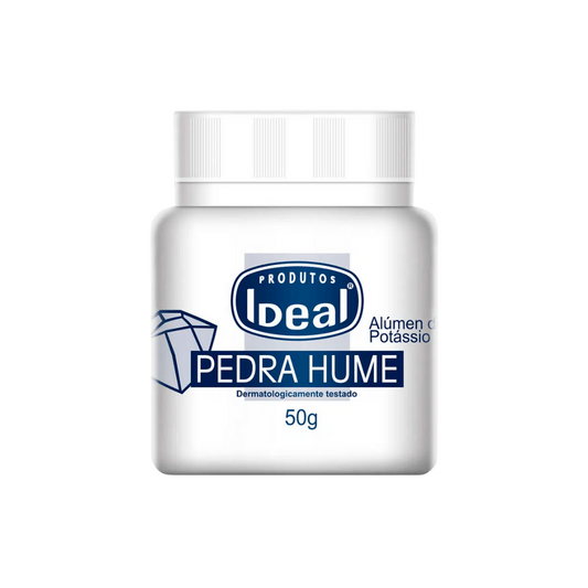 Pedra Hume Em Pote Ideal 50g