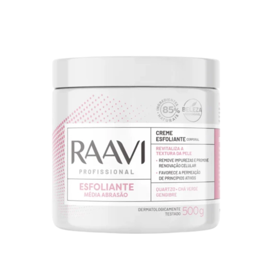 Creme Esfoliante Corporal Média Abrasão Raavi 500g