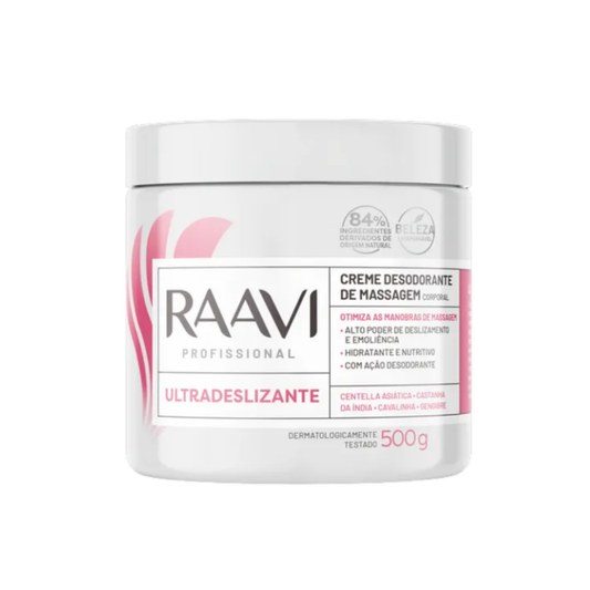 Creme de Massagem Ultradeslizante Raavi 500g
