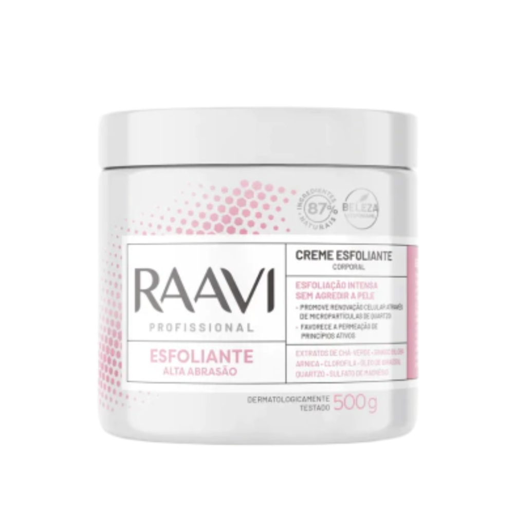 Creme Esfoliante Corporal Alta Abrasão Raavi 500g