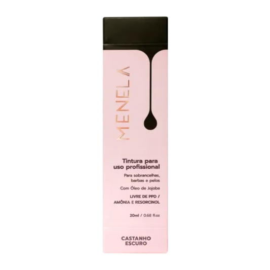 Tintura Menela 20ml Profissional Castanho Escuro