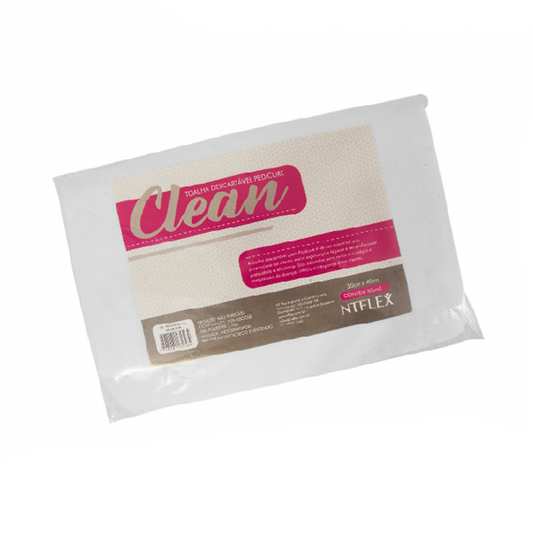 Toalha Pedicure Clean 30x40cm 50 Unidades Ntflex