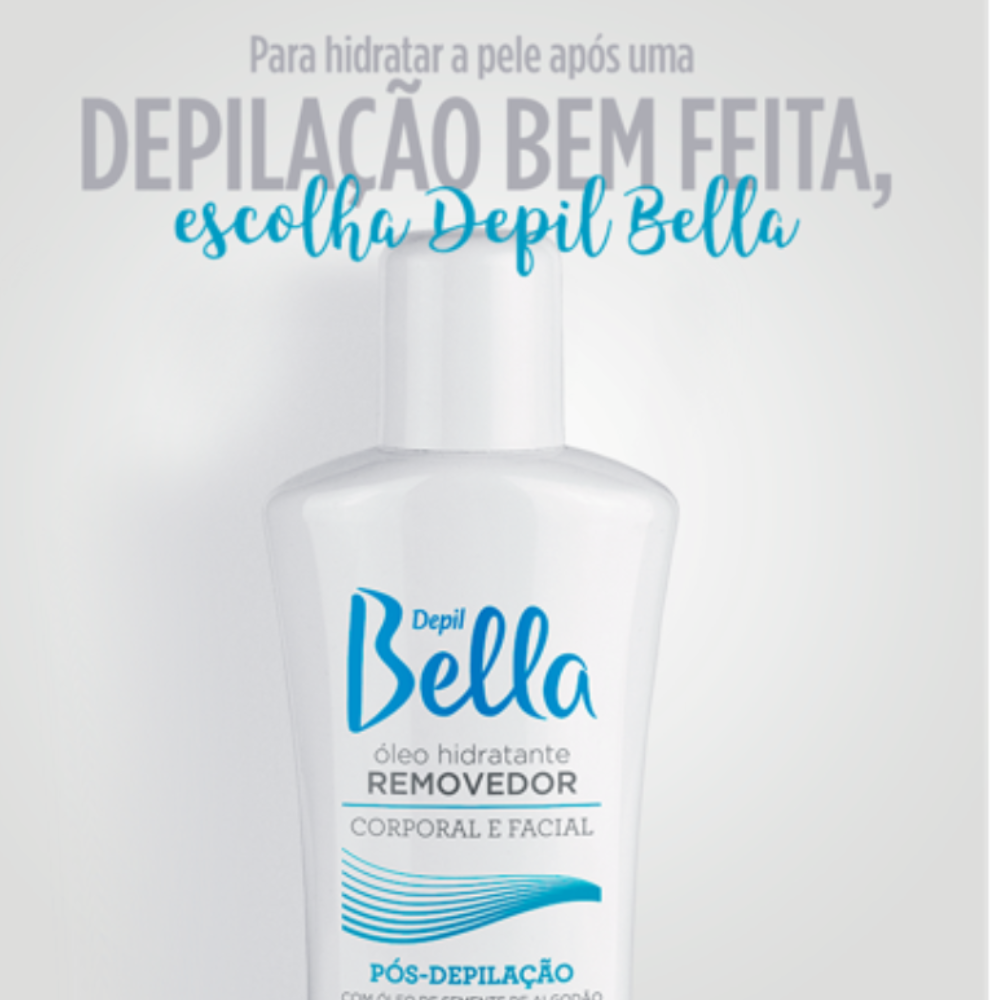 Óleo Removedor Algodão Depil Bella 300ml