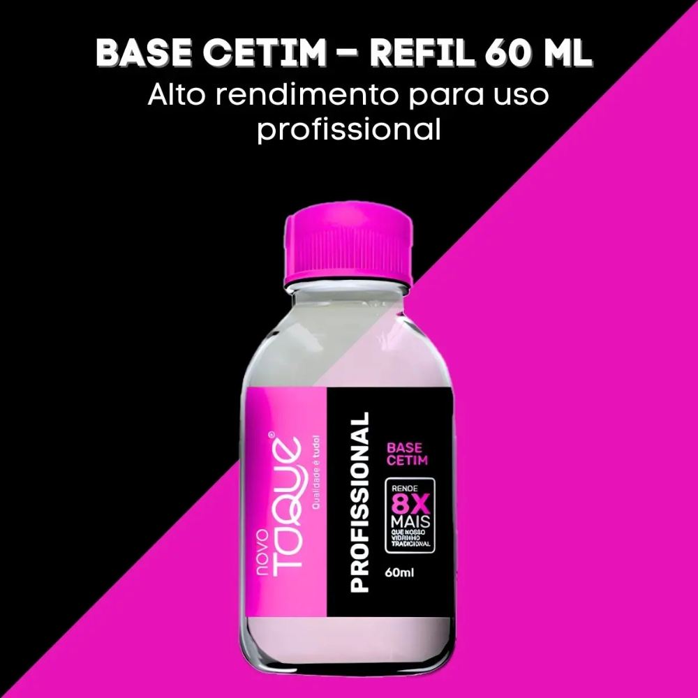 Refil Esmalte Novo Toque Profissional Base Cetim 60ml