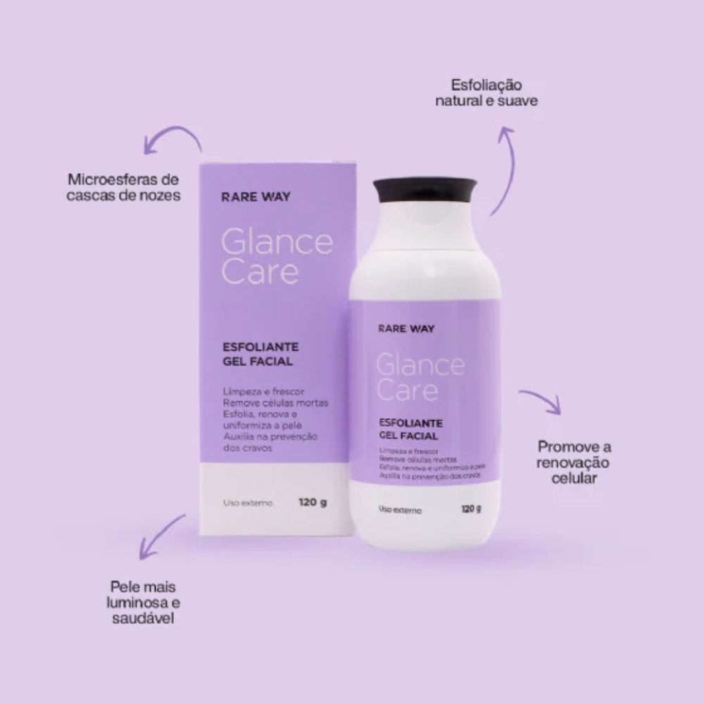 Esfoliante Facial Glance Care Rare Way 120ml