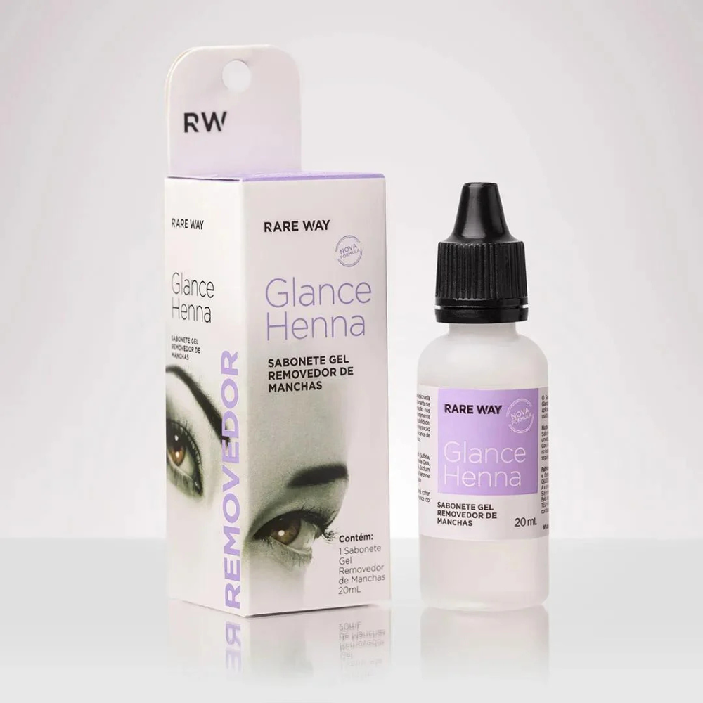Sabonete Removedor Em Gel Glance Henna Rare Way 20ml