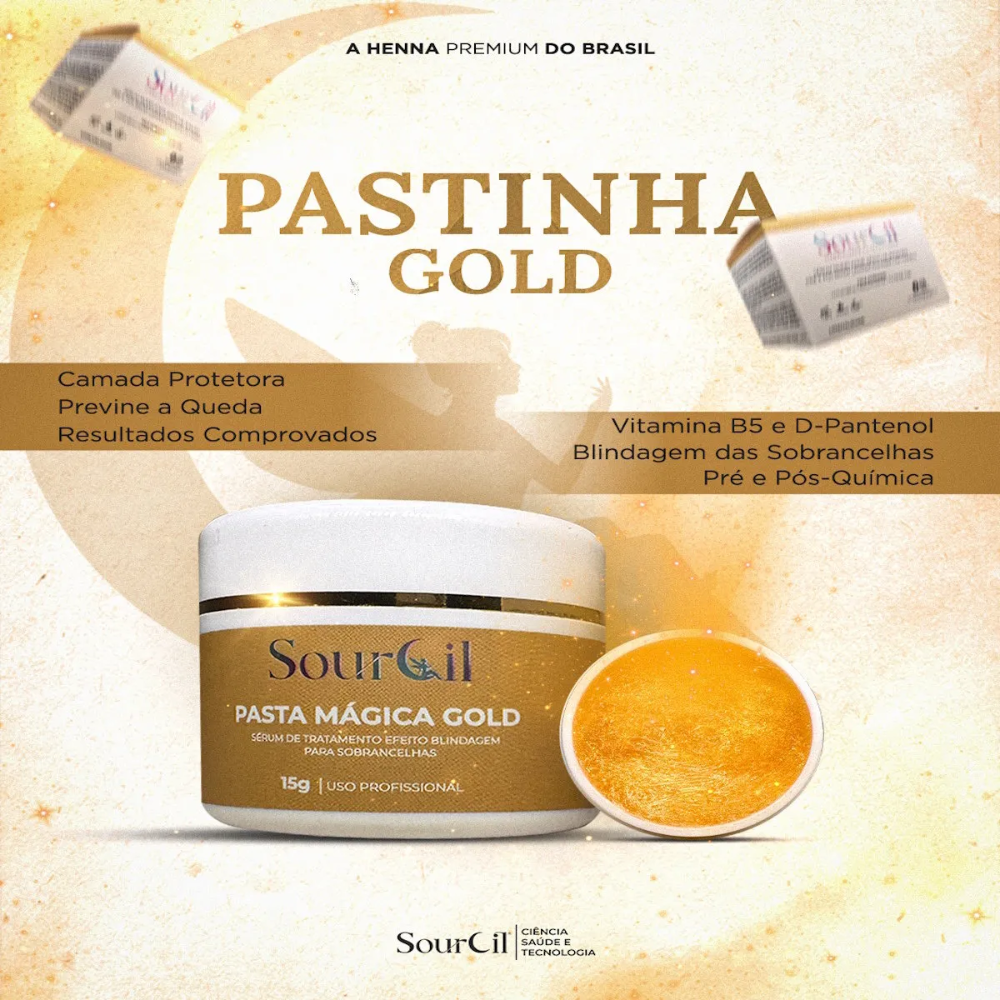 Pasta Mágica Gold Sourcil 15g