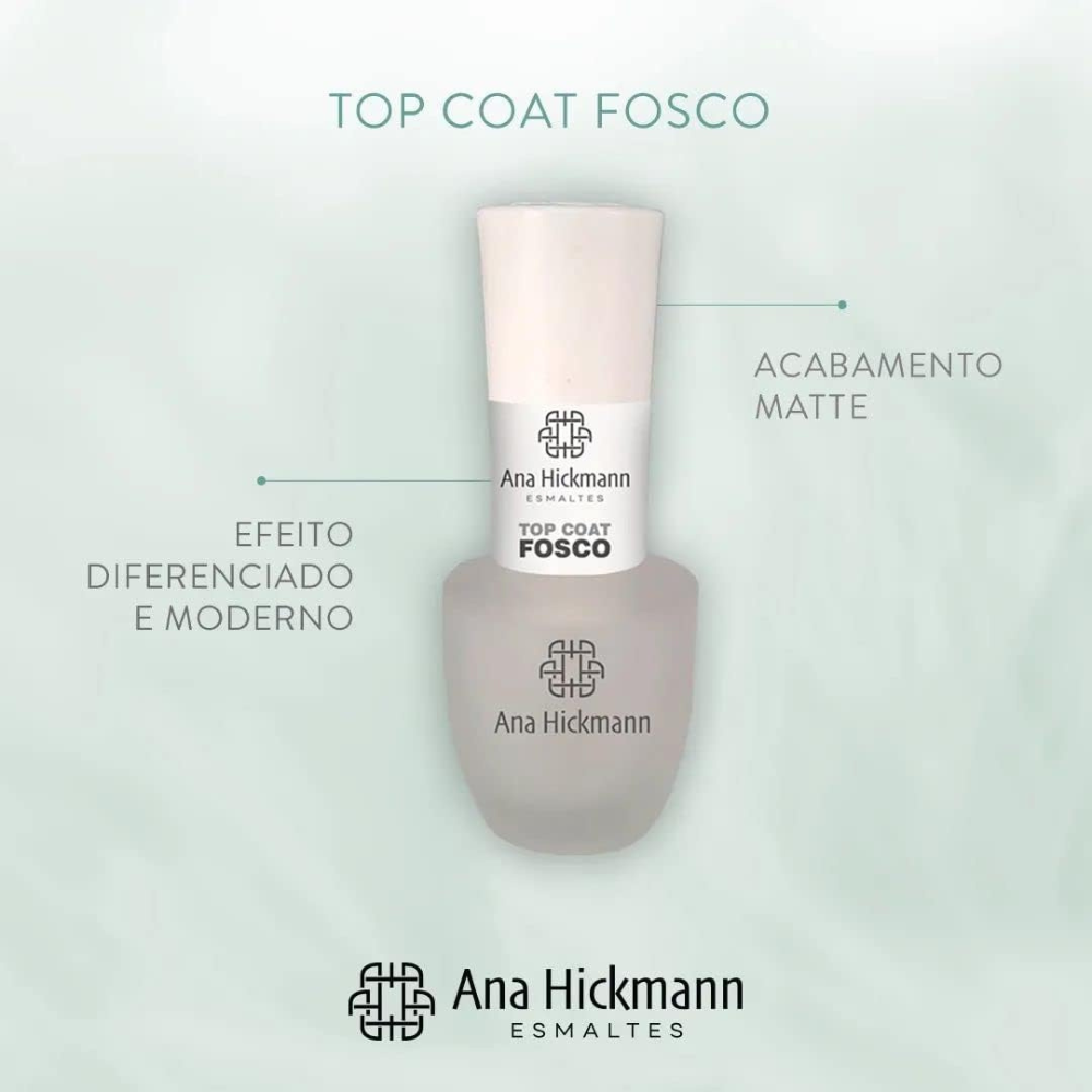 Esmalte Ana Hickmann Top Coat Fosco 9ml