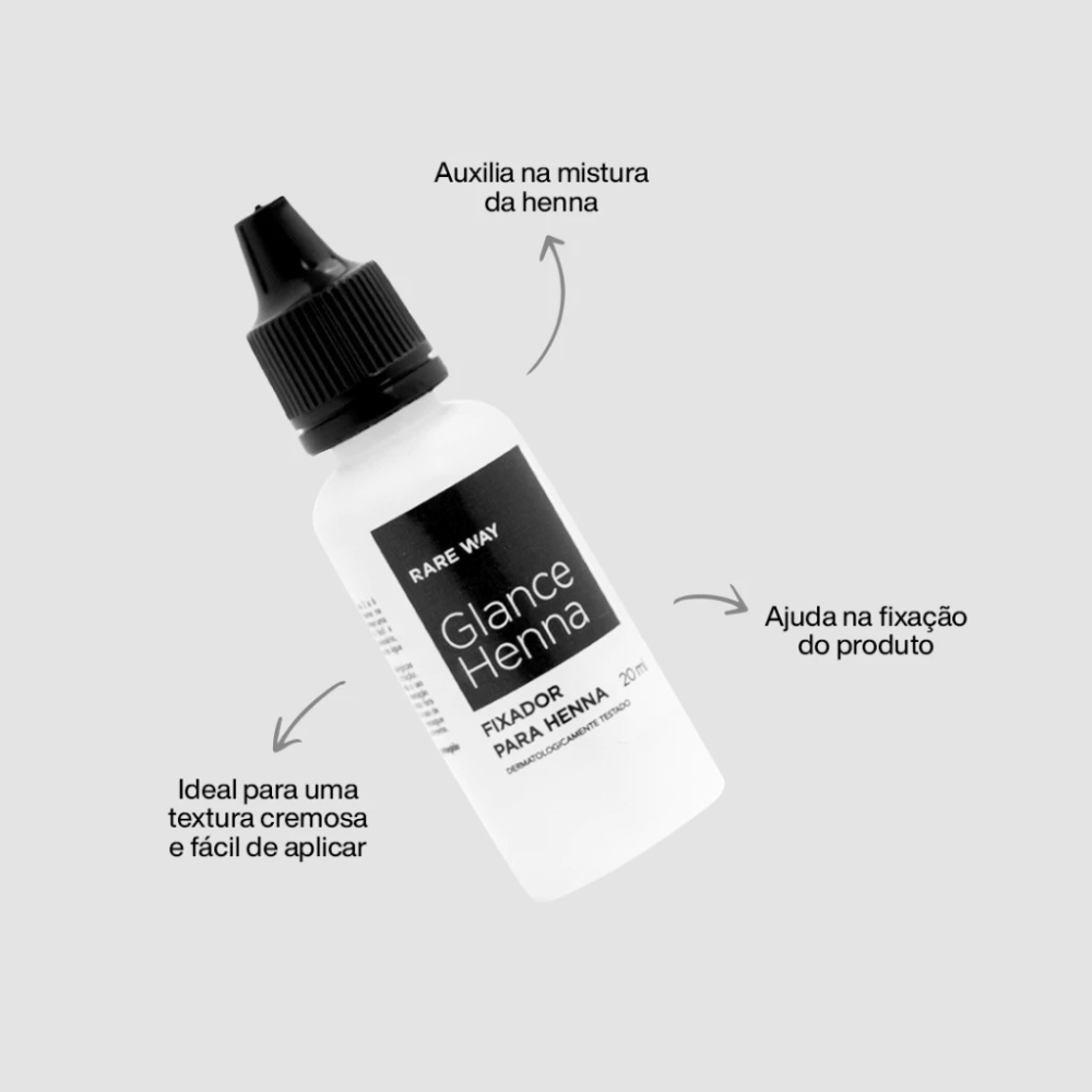 Fixador Glance Henna Rare Way 20ml