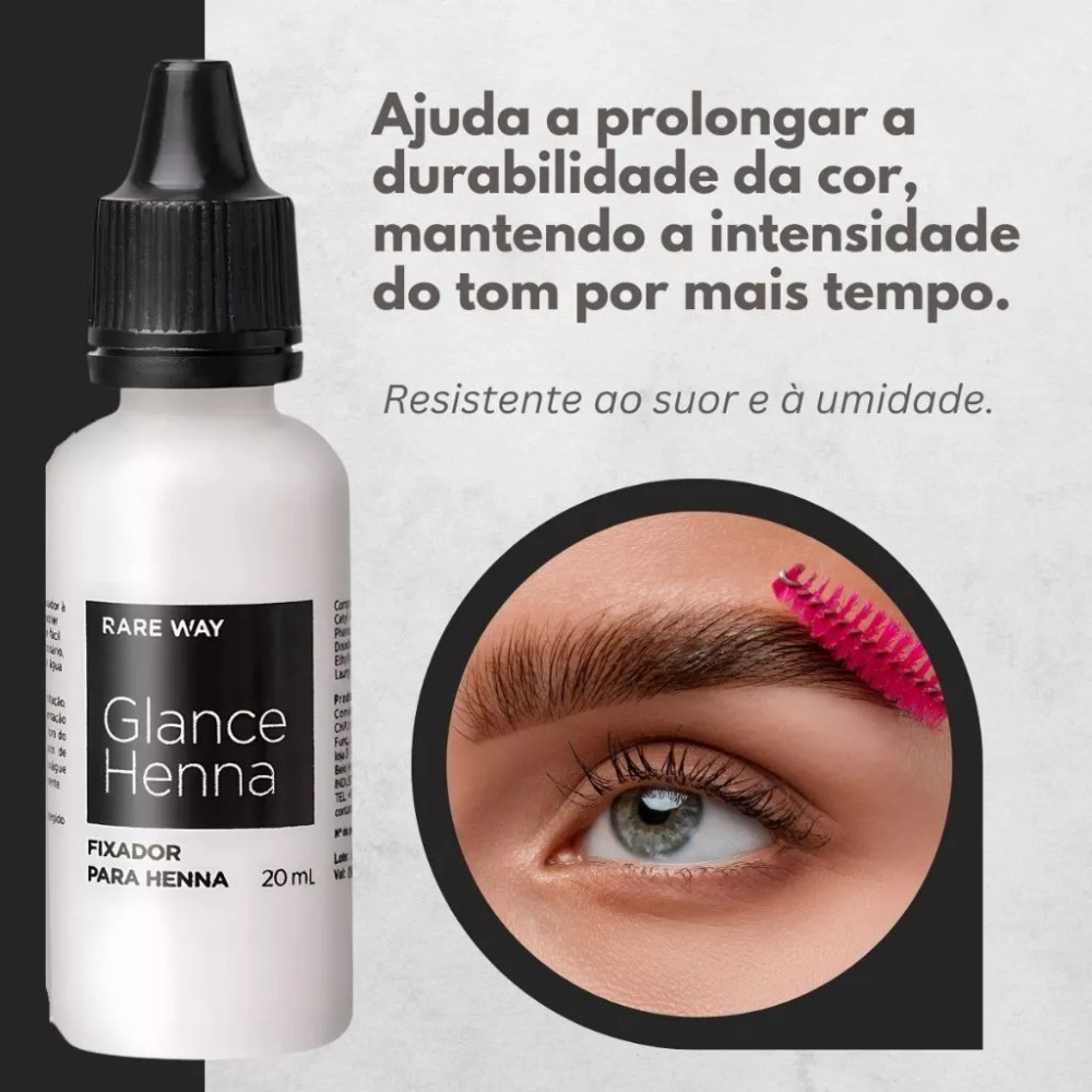 Fixador Glance Henna Rare Way 20ml