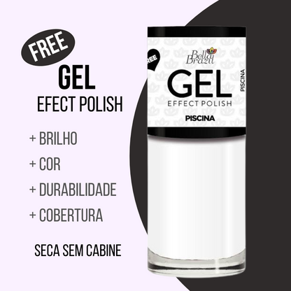 Esmalte Bella Brazil Efeito Gel Cremoso 846 Piscina 9ml