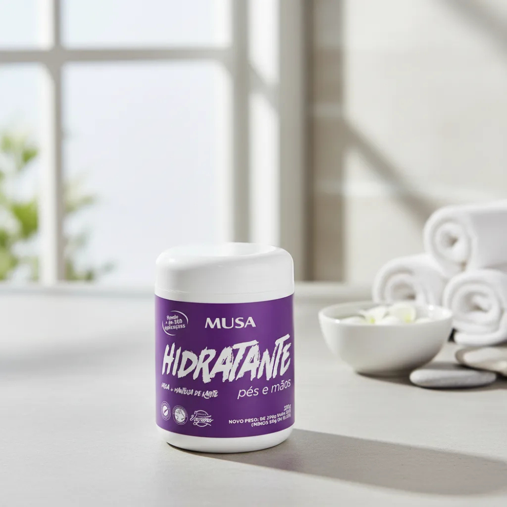 Hidratante Pés E Mãos Musa 220g