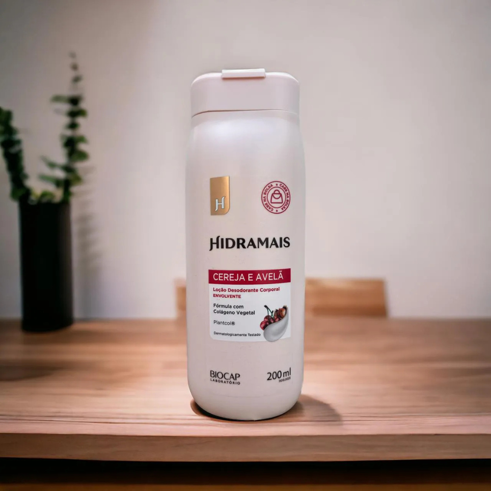 Loção Desodorante Corporal Cereja E Avelã Hidramais 200ml