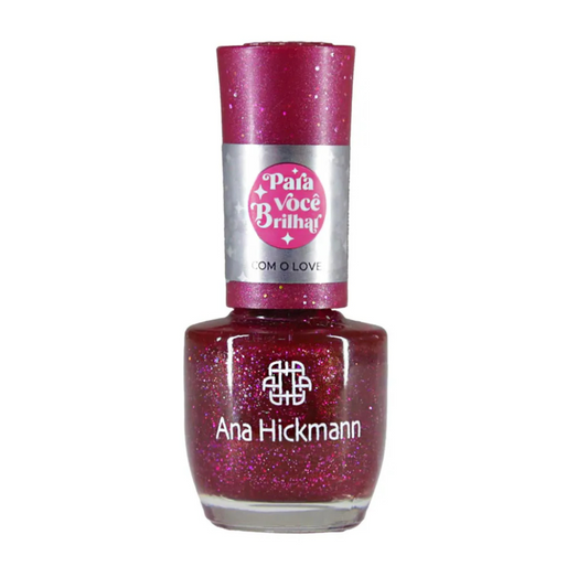 Esmalte Ana Hickmann Glitter Para Você Brilhar Com O Love 9ml