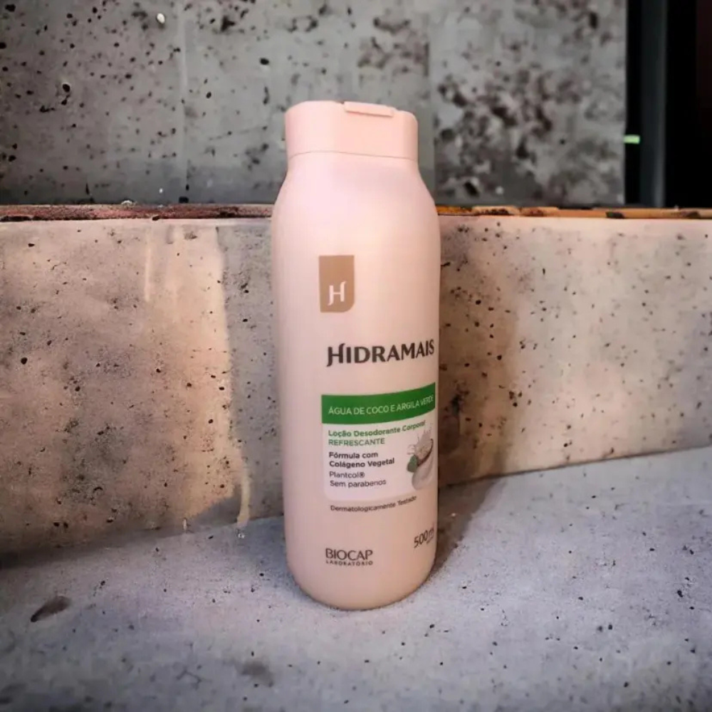 Loção Desodorante Corporal Coco E Argila Verde Hidramais 500ml