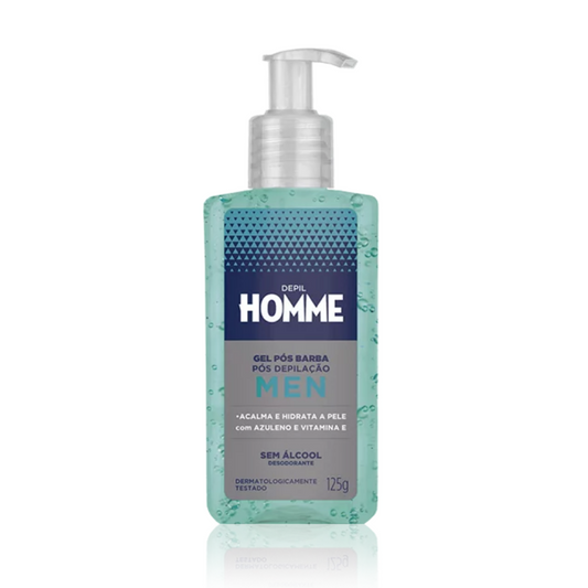 Gel Pós Barba E Pós Depilação Masculino Depil Homme 125g