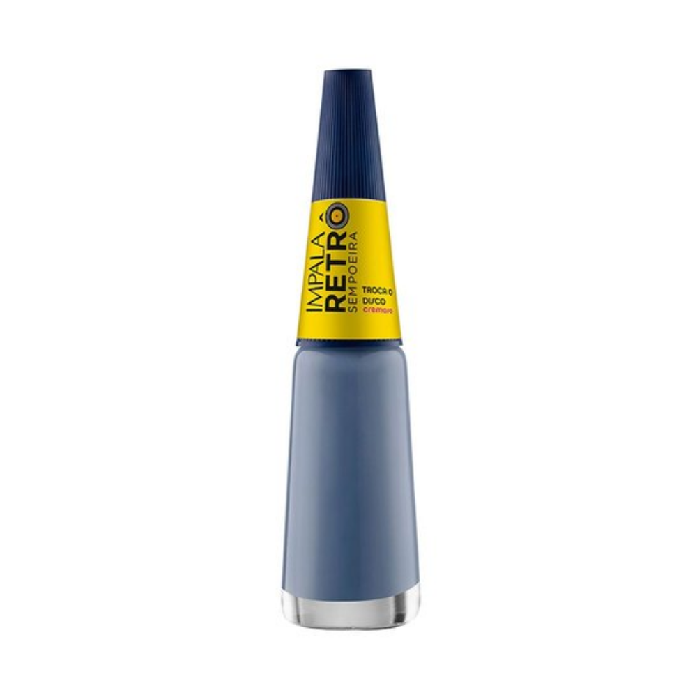 Esmalte Impala Cremoso Troca O Disco 7,5ml - Azul - Retrô Sem Poeira