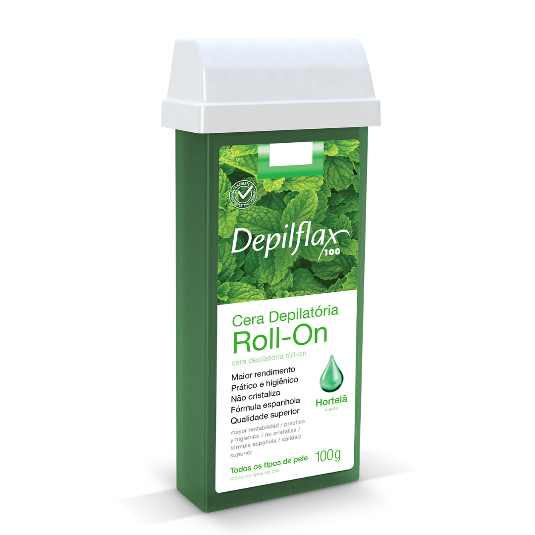 Refil Cera Depilatória Roll-on 100g Depilflax