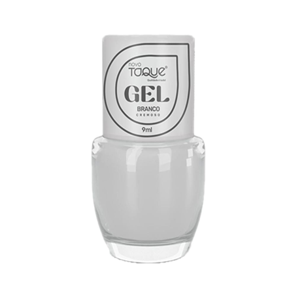 Esmalte Novo Toque Cremoso Efeito Gel Branco 9ml