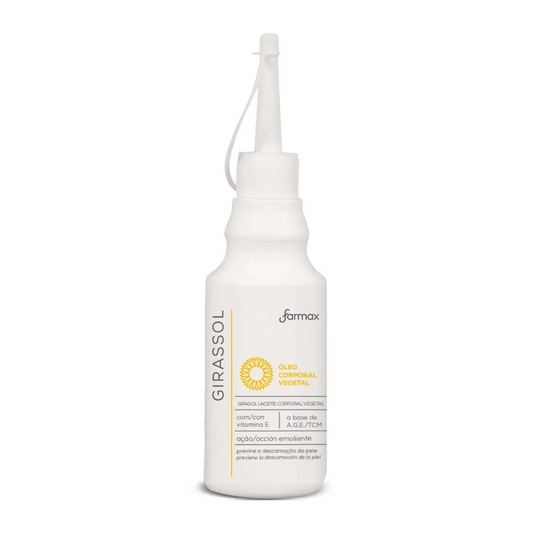Óleo Corporal De Girassol Com Almotolia Farmax 100ml