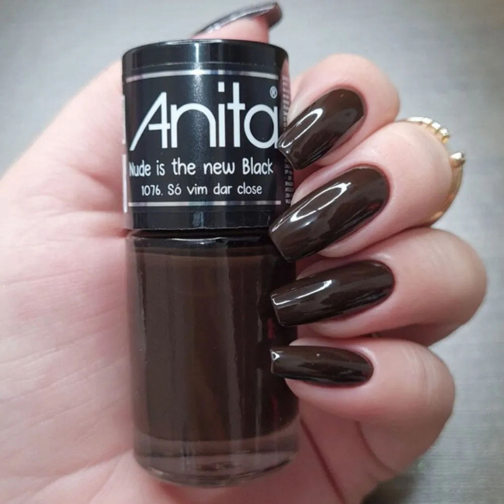 Esmalte Anita Nude Is The New Black Só Vim Dar Close 10ml