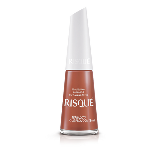 Esmalte Risqué Cremoso Terracota Que Provoca 8ml