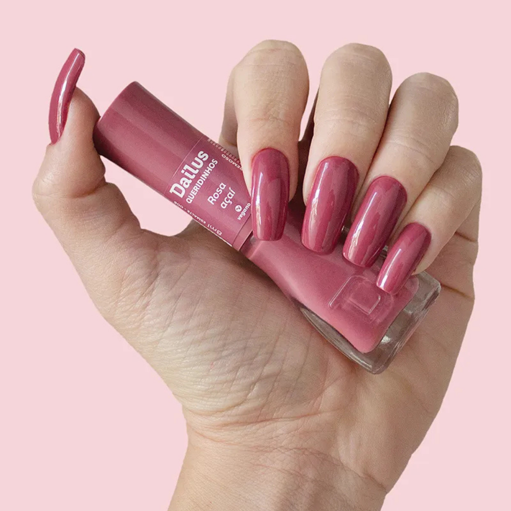Esmalte Dailus Cremoso Queridinhos Rosa Açaí 8ml