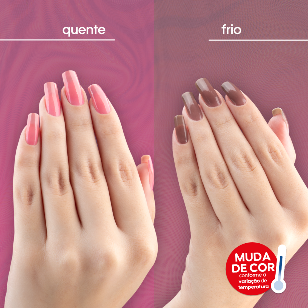 Esmalte Impala Duo Color Imprevisível Glamurosa Basiquinha 8ml