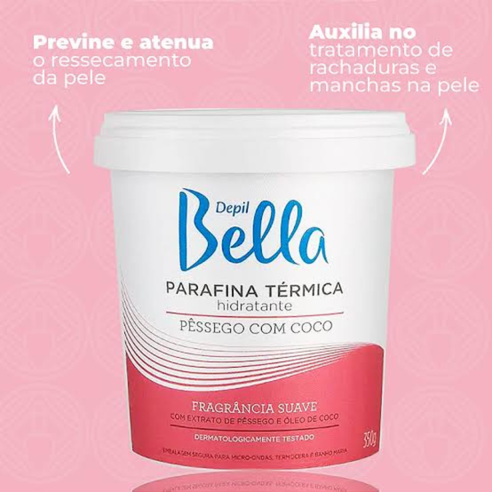 Parafina Térmica Hidratante Profissional Depil Bella 350g