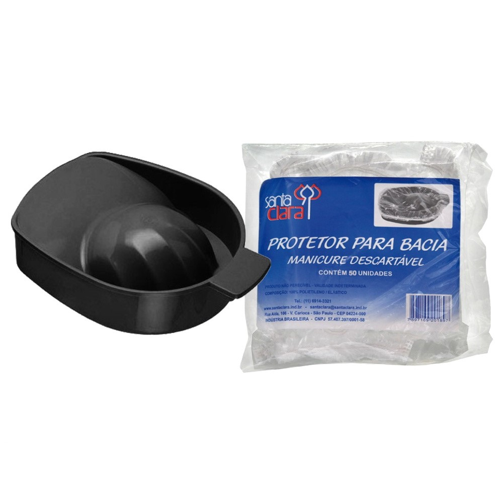 Protetor De Bacia Descartável Para Manicure Santa Clara