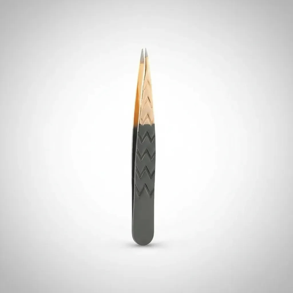 Pinça Black Silver E Gold Ponta Fina Belliz