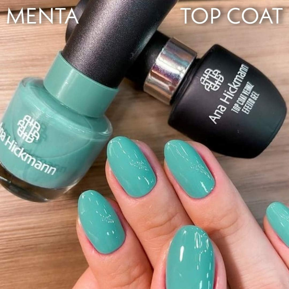 Esmalte Ana Hickmann Top Coat Verniz Efeito Gel 9ml