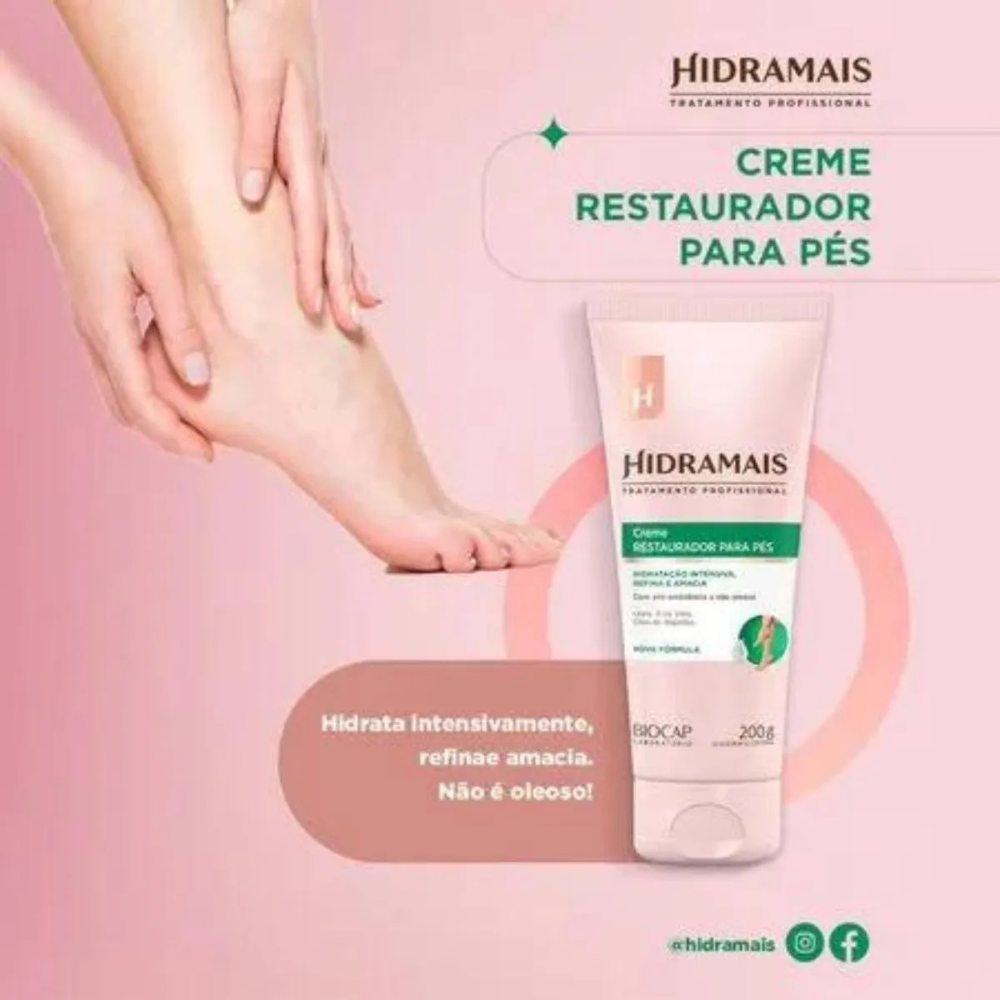 Creme Restaurador Para Pés Hidramais 200g