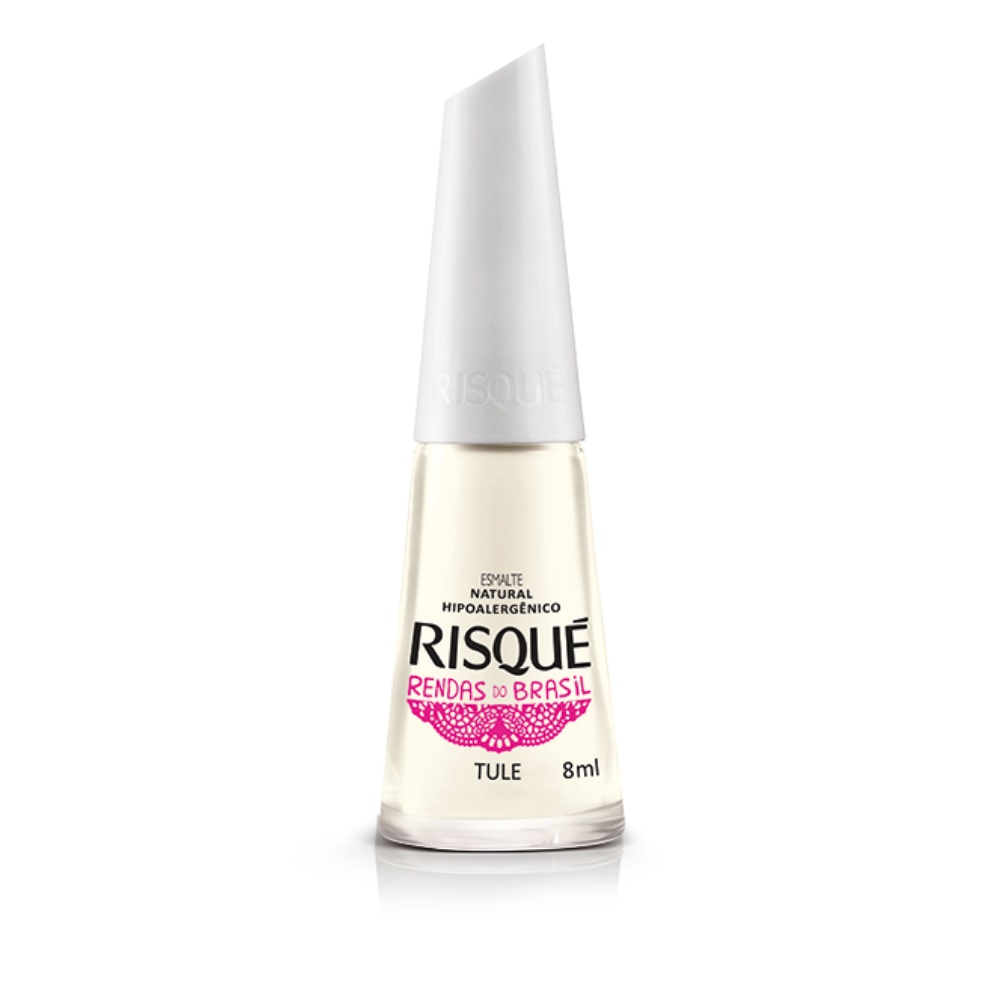Esmalte Risqué Natural Tule 8ml