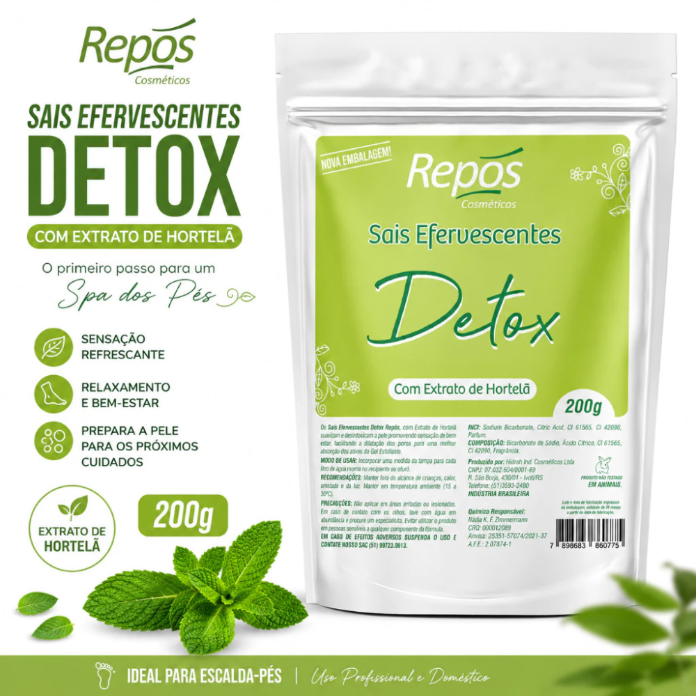 Sais Efervescentes Detox Repos 200g