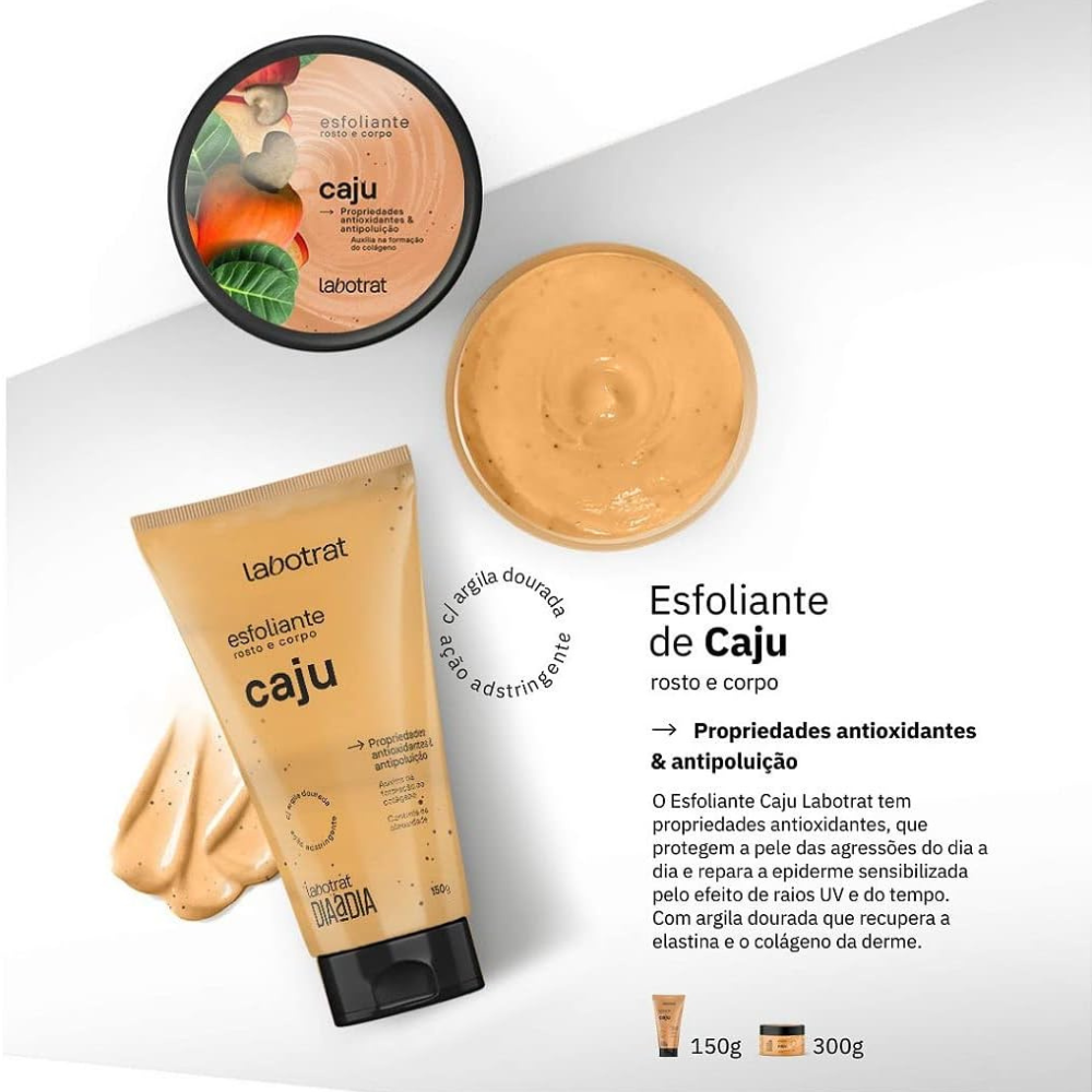 Creme Esfoliante Labotrat 300g Cajú