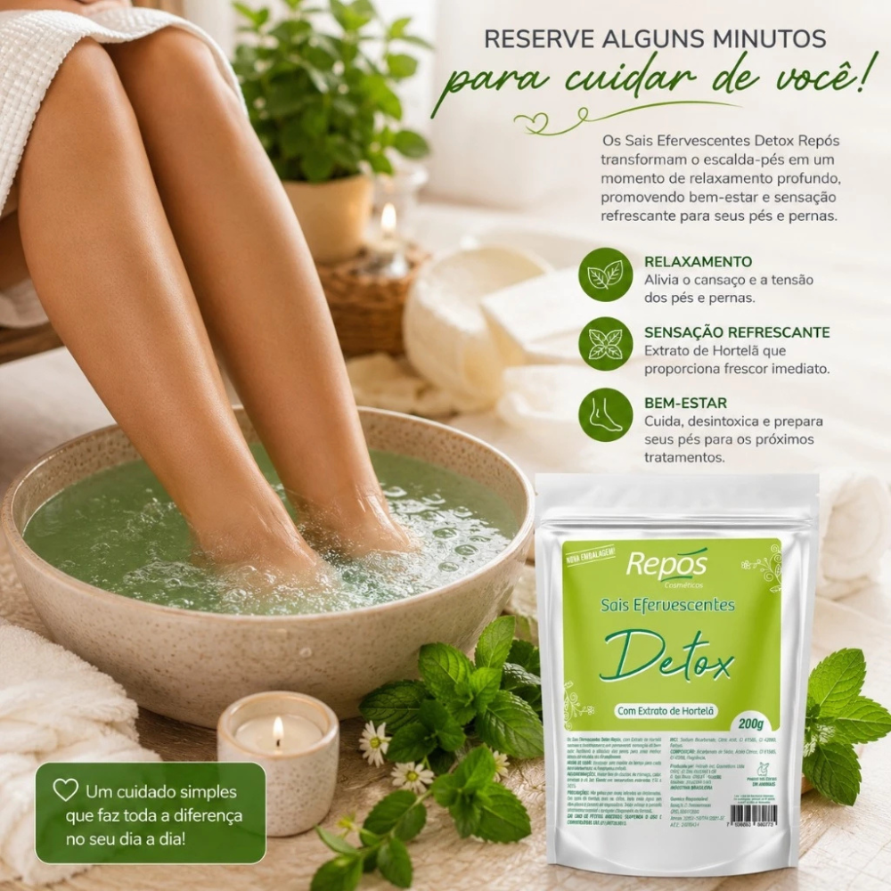 Sais Efervescentes Detox Repos 200g
