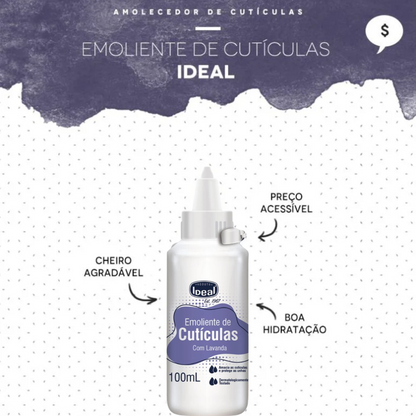 Amolecedor De Cutículas Lavanda Ideal 100ml