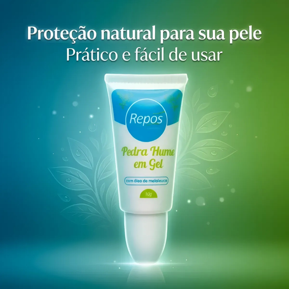 Pedra Hume Em Gel Repos 10g