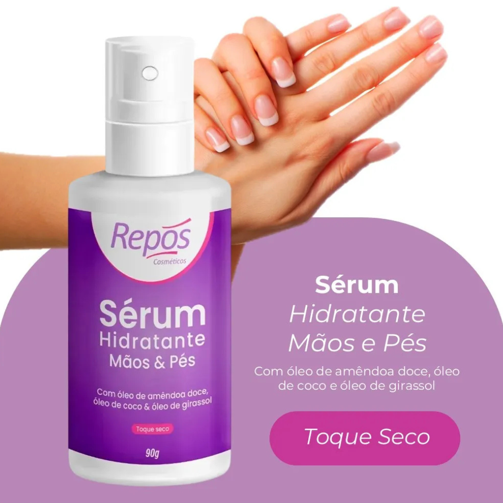 Serúm Hidratante Para Mãos E Pés Repos 90g