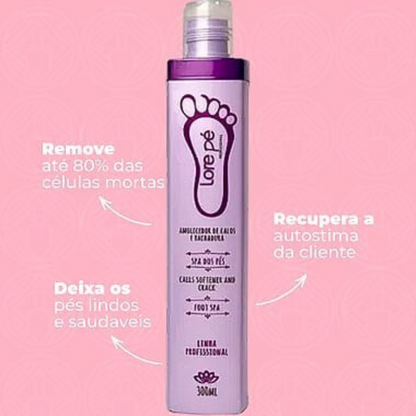 Amolecedor De Calos E Rachaduras Lore Pé 300ml