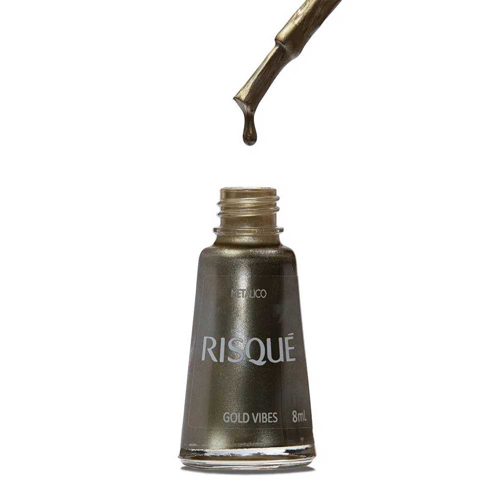 Esmalte Risqué Metálico Gold Vibes 8ml