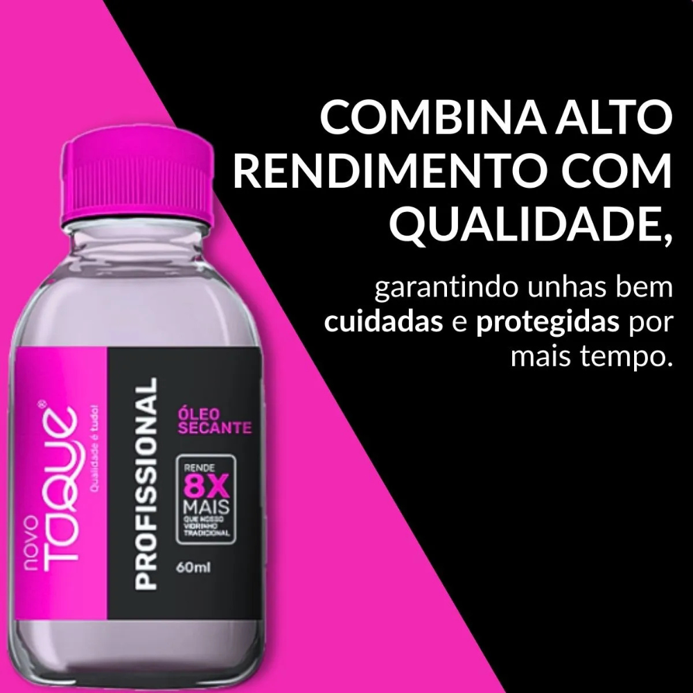 Refil Esmalte Novo Toque Profissional Óleo Secante 60ml