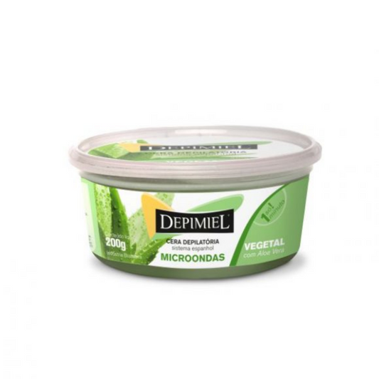 Cera Em Pote Para-Micro-ondas Vegetal Depimiel 200g