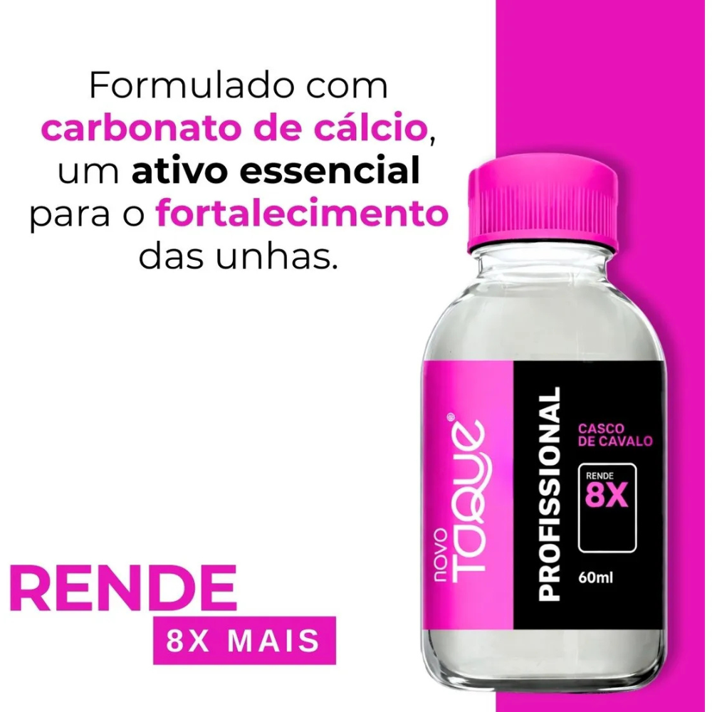 Refil Esmalte Novo Toque Profissional Casco De Cavalo 60ml